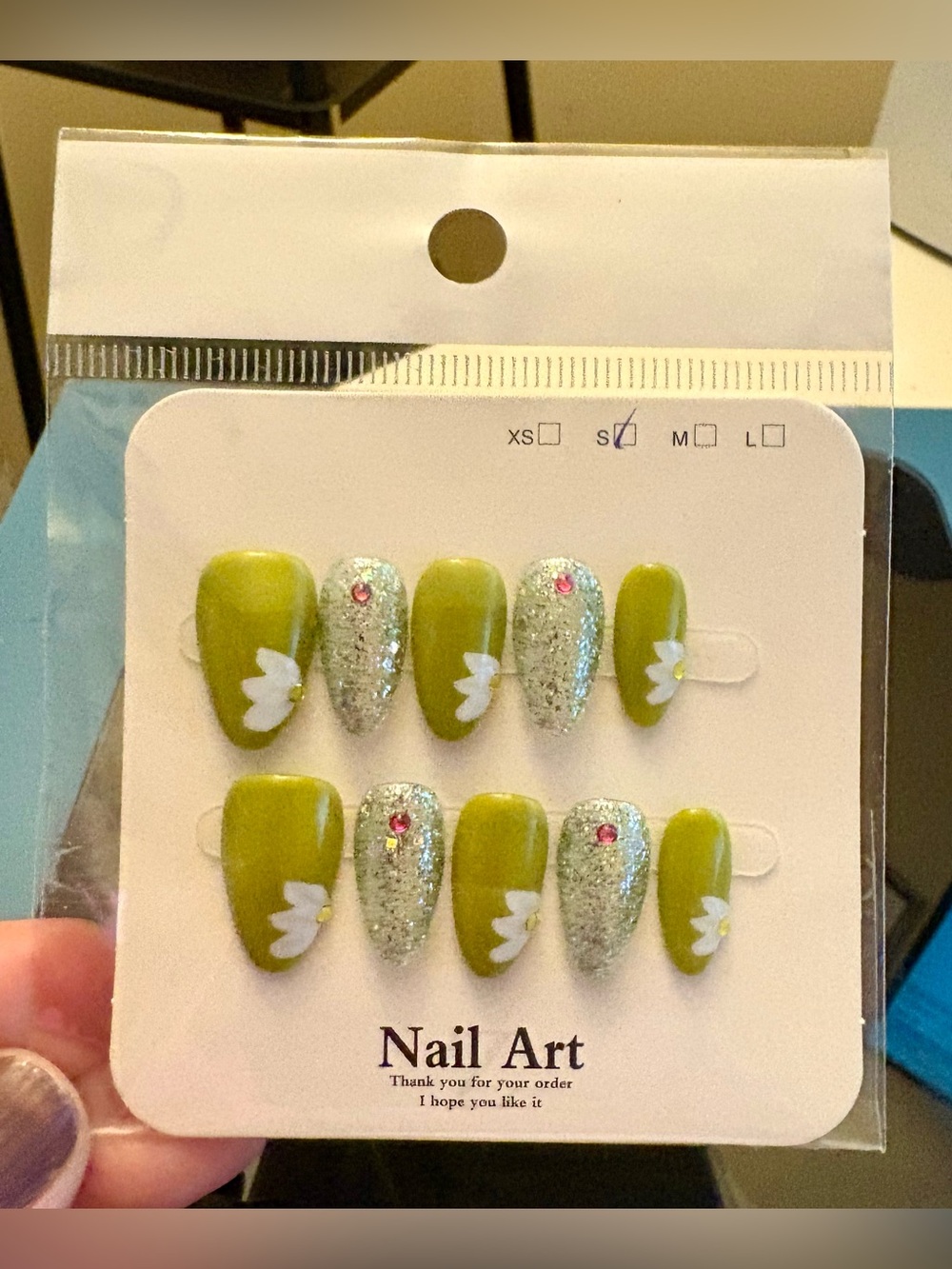 Handmade Press On Nail Set N4